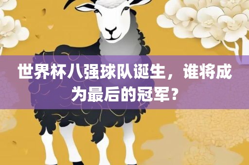 世界杯八强球队诞生，谁将成为最后的冠军？