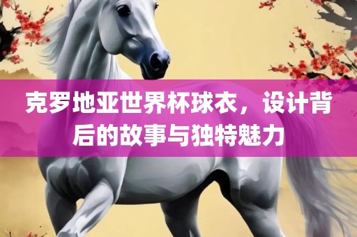 克罗地亚世界眉山市正发家政服务有限公司杯球衣，设计背后的故事与独特魅力