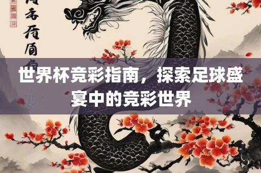世界杯竞彩指南，探索足球盛宴中的竞彩世界