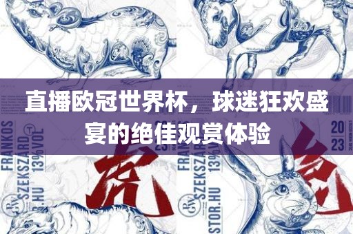 直播欧冠世界杯，球迷狂欢盛宴的绝佳观赏体验