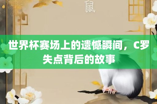 世界杯赛场上的遗憾瞬间，C罗失点背后的故事