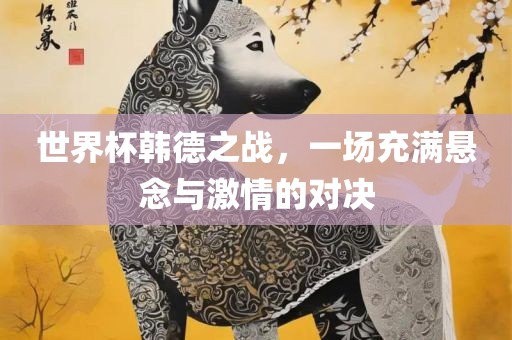 世界杯韩德之战，一场充满悬念与激情的对决
