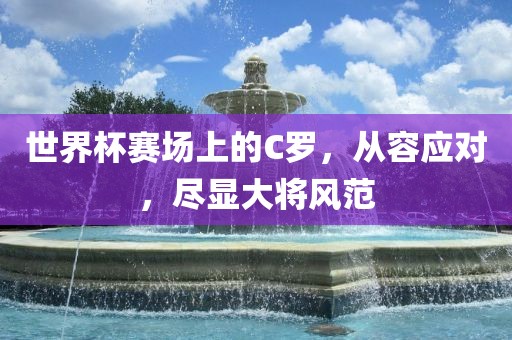 世界杯赛场上的C罗，从容应对，尽显大将风范眉山市正发家政服务有限公司