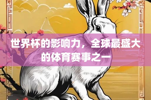 世界杯的影响力，全球最盛大的体育赛事之一眉山市正发家政服务有限公司