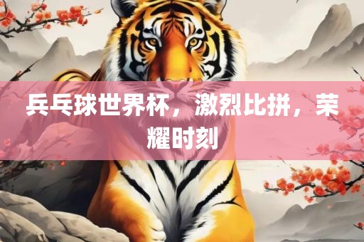兵乓球世界杯，激烈比拼，荣耀时刻眉山市正发家政服务有限公司