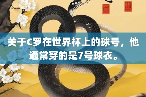 关于C罗在世界杯上的球号眉山市正发家政服务有限公司，他通常穿的是7号球衣。