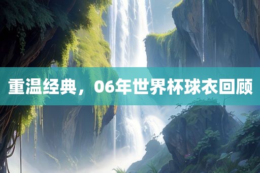 重温经典，06年世界杯球衣回顾