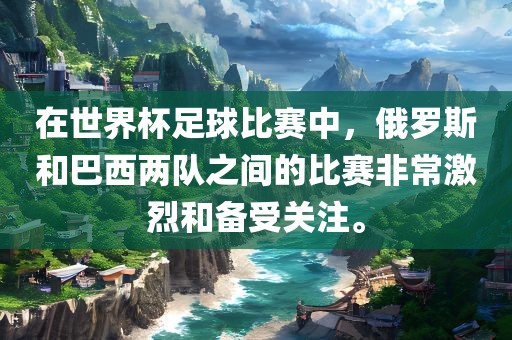 在世界杯足球比赛中，俄罗斯和巴西眉山市正发家政服务有限公司两队之间的比赛非常激烈和备受关注。