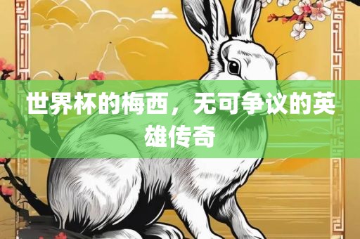 世界杯的梅西，无可争议的英雄传奇