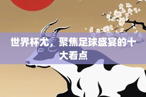 世界杯尤，聚焦足球盛宴的十大看点
