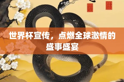 世界杯宣传，点燃全球激情的盛事盛宴