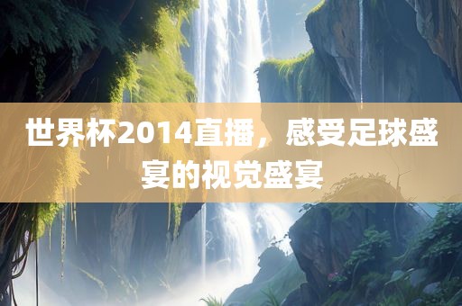 世界杯2014直播，感受足球盛宴的视觉盛宴