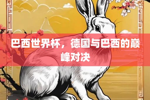 巴西世界杯，德国与巴西的巅峰对决