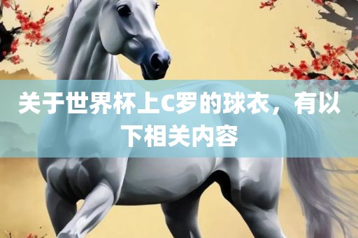 关于世界杯上C罗的球衣，有以下相关内容