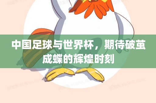 中国足球与世界杯，期待破茧成蝶的辉煌时刻