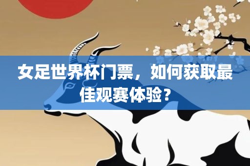 女足世界杯门票，如何获取最佳观赛体验？
