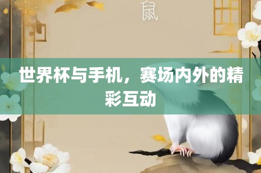 世界杯与手机，赛场内外的精彩互动