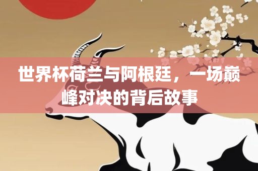 世界杯荷兰与阿根廷，一场巅峰对决的背后故事