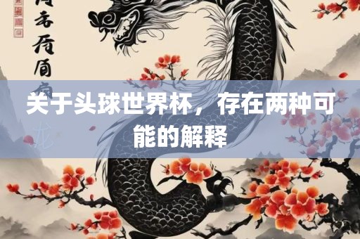 关于头球世界杯，存在两种可能的解释