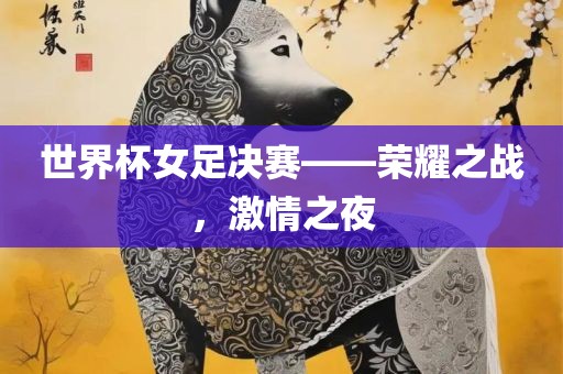 世界杯女足决赛——荣耀之战，激情之夜