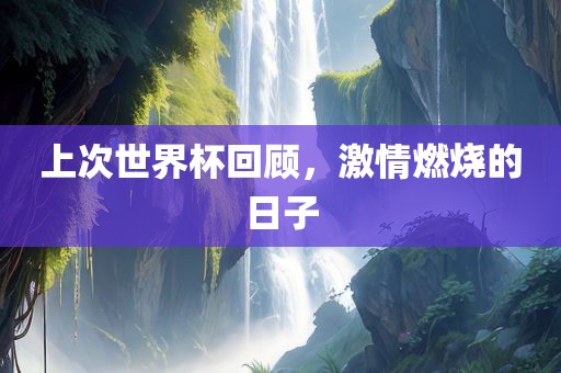 上次世界杯回顾，激情燃烧的日子