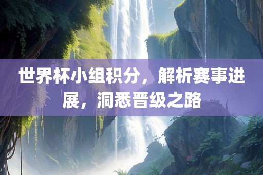 世界杯小组积分，解析赛事进展，洞悉晋级之路