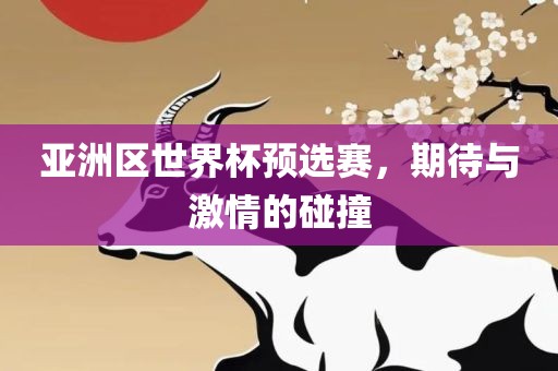 亚洲区世界杯预选赛，期待与激情的碰撞