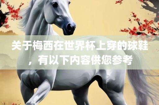 关于梅西在世界杯上穿的球鞋，有以下内容供您参考