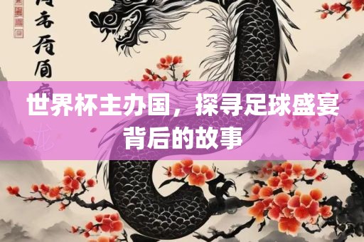 世界杯主办国，探寻足球盛宴背后的故事