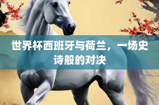 世界杯西班牙与荷兰，一场史诗般的对决
