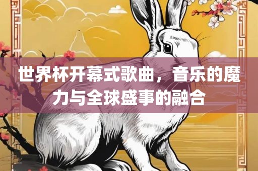世界杯开幕式歌曲，音乐的魔力与全球盛事的融合