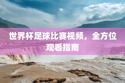 世界杯足球比赛视频，全方位观看指南