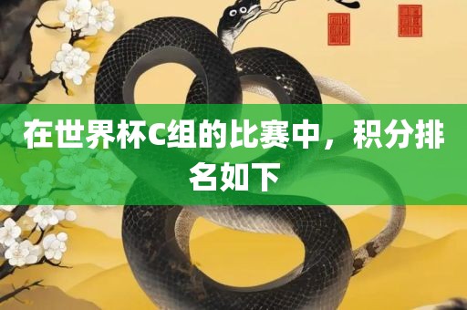 在世界杯C组的比赛中，积分排名如下眉山市正发家政服务有限公司