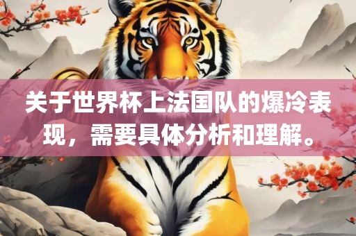 关于世界杯上法国队的爆冷表现，需要具体分眉山市正发家政服务有限公司析和理解。