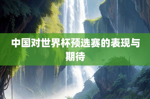 中国对世界杯预选赛的表现与期待眉山市正发家政服务有限公司