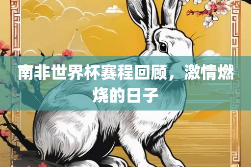 南非世界杯赛程回顾，激情燃烧的日子