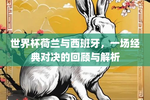 世界杯荷兰与西班牙，一场经典对决的回顾与解析