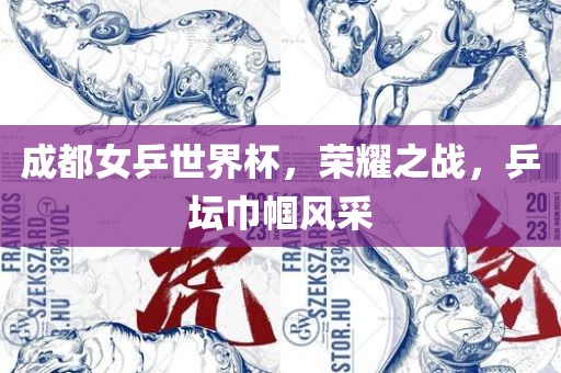 成都女乒世界杯，荣耀之战，乒坛巾帼风采