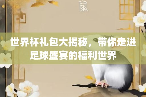 世界杯礼包大揭秘，带你走进足球盛宴的福利世界