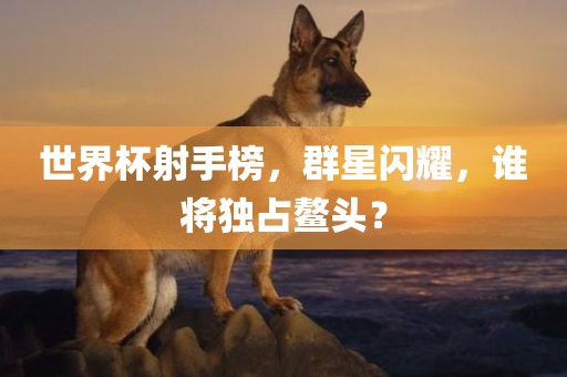 世界杯射手榜，群星闪耀，谁将独占鳌头？