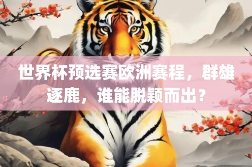 世界杯预选赛欧洲赛程，群雄逐鹿，谁能脱颖而出？眉山市正发家政服务有限公司