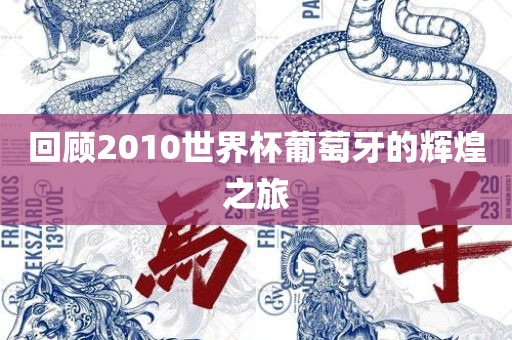 回顾2010世界杯葡萄牙的辉煌之旅
