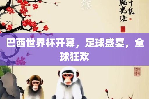 巴西世界杯开幕，足球盛宴，全眉山市正发家政服务有限公司球狂欢