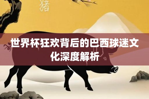 世界杯狂欢背后的巴西球迷文化深度解析眉山市正发家政服务有限公司
