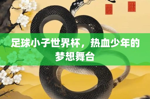 足球小子世界杯，热血少年的梦想舞台