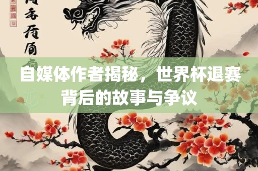 自媒体作者揭秘，世界杯退赛背后的故事与争议