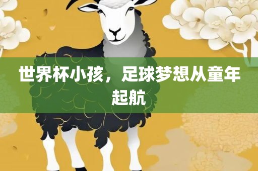 世界杯小孩，足球梦想从童年起航