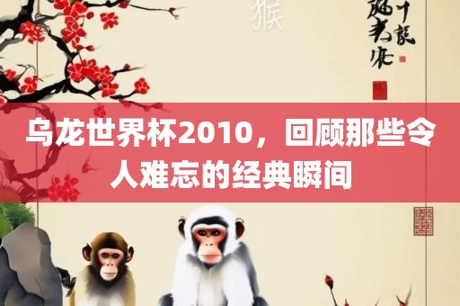 乌龙世界杯2010，回顾那些令人难忘的经典瞬间眉山市正发家政服务有限公司