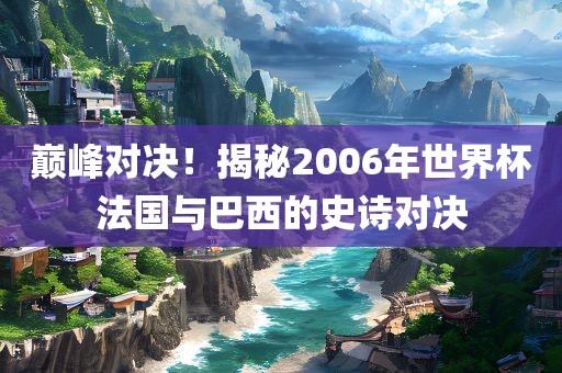 巅峰对决！揭秘2006年世界杯法国与巴西的史诗对决