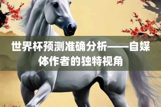 世界杯预测准确分析——自媒体作者的独特视角